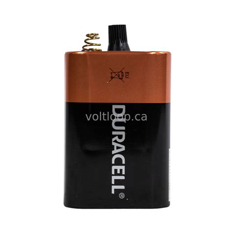 Duracell Mn908 Coppertop 6v Spring Top Lantern Battery Voltloop Canada