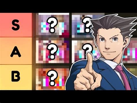 Le Meilleur Proc S De La Trilogy Ace Attorney Tier List Youtube