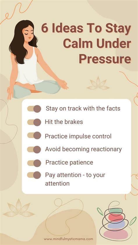 6 Ideas To Stay Calm Under Pressure Mindful Mystic Mama Under