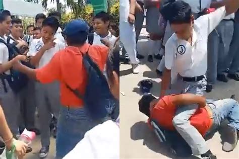 VIDEO Incidente Entre Estudiante Y Vendedor De BonIce En Las Afueras