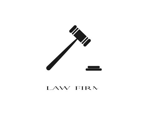 Law Firm Logo Vector Identity Isolated Protection Vector, Identity ...