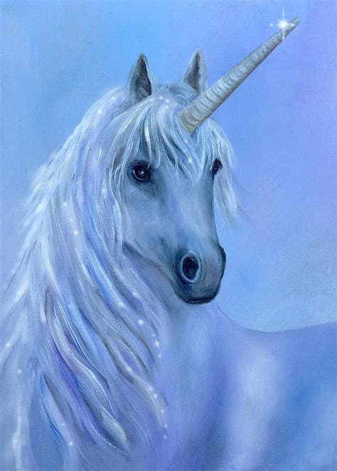 Healing Unicorn By Sundara Fawn Unicorn Painting Unicorn Art