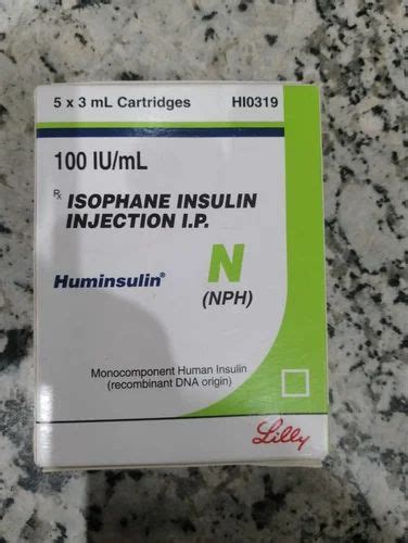 Isophane Insulin Injection IP, Strength: 100 IU at Rs 1703/box in Varanasi