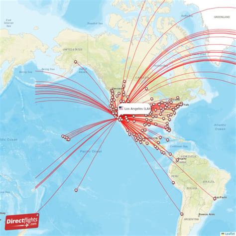 Direct flights from Burbank - 32 destinations - BUR, USA - Directflights.com