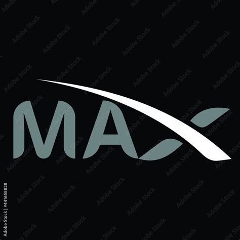 max logo new logo design Stock Vector | Adobe Stock