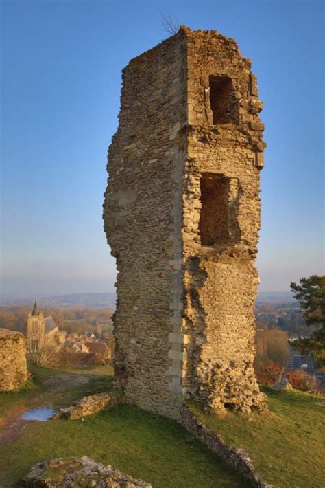 La tour dAnne de Bretagne et le château Montfort lAmaury Château