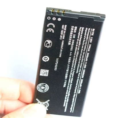 交換用バッテリー 3000mAh BV T5E Bvt5e bv t5e Razlumia 950 RM 1106 RM 1104 RM