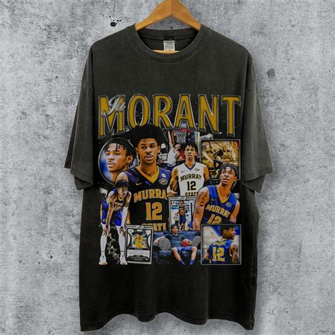 Vintage S Basketball Bootleg Style T Shirt Ja Morant Graphic Tee Ja