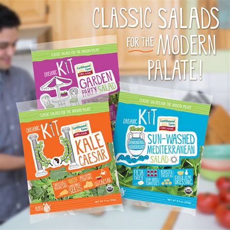 Earthbound Farm Launches New Ready To Eat Organic Products Culinary Inspired Salad Kits And