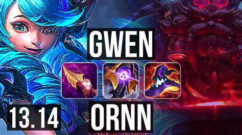 Gwen Vs Ornn Top 20 1 2 10 Solo Kills Quadra Legendary Euw