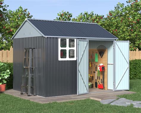 Buy Vanacc X X Ft Outdoor Storage Shed Nordic Cottage Shed Double