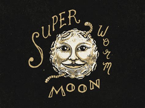 Super Worm Moon by Eric Bryant on Dribbble