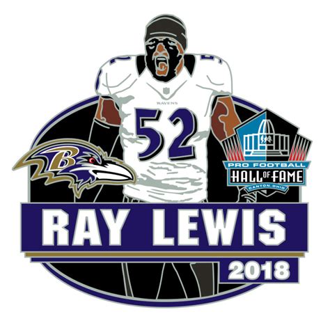 Ray Lewis Hall of Fame Class of 2018 Action Player Pin – Pro Football ...