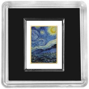 STARRY NIGHT Vincent Masterpieces Van Gogh 1 500 Oz Gold Coin 1