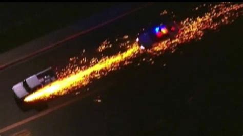 Sparks Fly From Truck During High Speed Police Chase Fox News Video