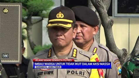 Polda Jatim Siagakan Personel Di Gedung Mk Youtube