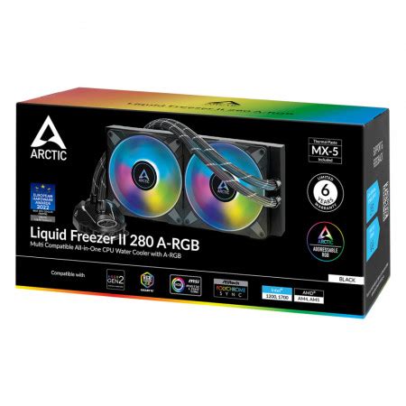 CPU vodeno hladjenje Arctic Liquid Freezer II 280 A-RGB Black ...