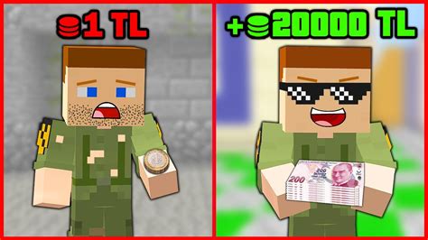 ZENGİN ASKER BEBEK VS FAKİR ASKER BEBEK Minecraft ZENGİN FAKİR