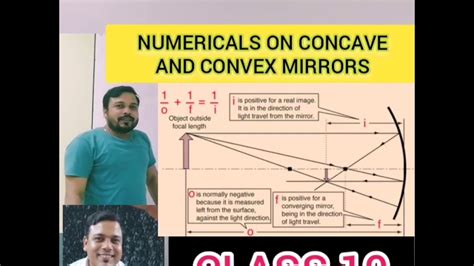 L 13 Numerical Questions On Concave And Convex Mirrors Cbse Class 10