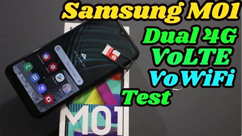 Hindi Samsung M01 Dual 4G VOLTE Test VoWiFi Test With Airtel Jio