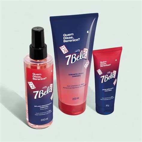 Combo QDB 7Belo Body Splash 200ml Sabonete Líquido Corporal 200ml