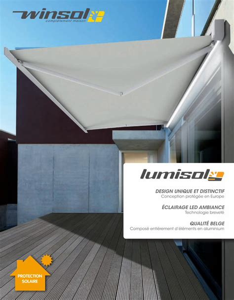 PDF PROTECTION SOLAIRE Winsol Be Montage Au Mur Et Au Plafond