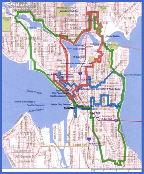 Seattle Map Tourist Attractions - ToursMaps.com