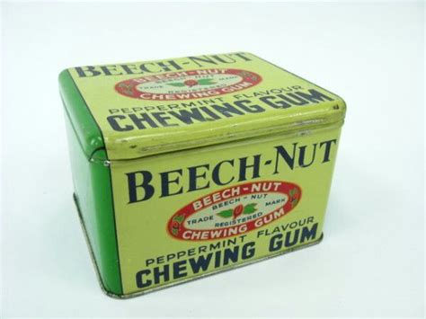 Beech Nut Vintage Packaging Gum Tin Chewing Gum