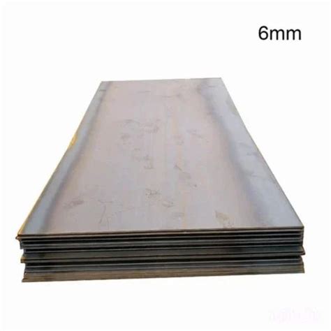 Material Grade EN9 Rectangular 6mm Mild Steel Plate Size 4x10 Feet