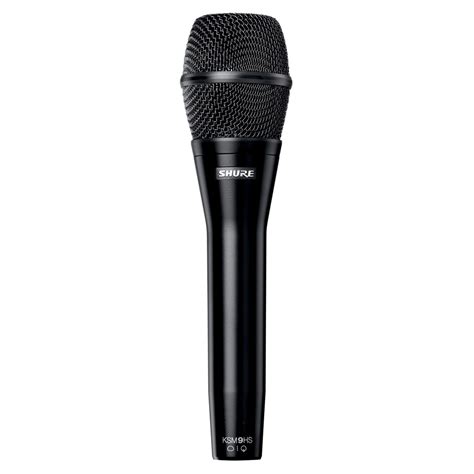 Shure KSM9HS Subcardioid Hypercardioid Condenser Vocal Mic Black