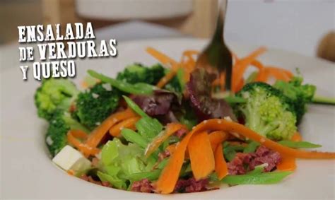 Ensalada De Verduras Y Queso Hogarmania