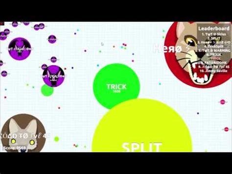 Agar Io Afk Trick Split Agario Trolling In Teammode Agario Gameplay