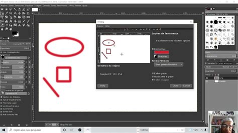 Curso De Gimp Aula A Figuras Geom Tricas Youtube