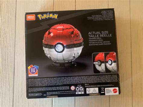 New Mega Construx Pok Mon Jumbo Pok Ball Construction Set