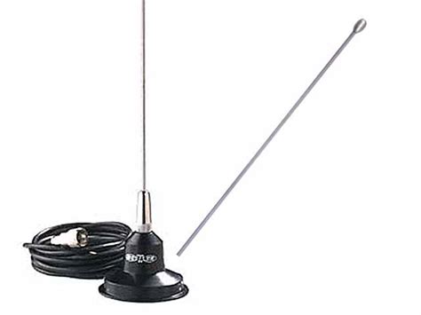 RUM150M Hustler 49 144 174 MHZ 100 Watt Magnetic Mount Antenna Kit