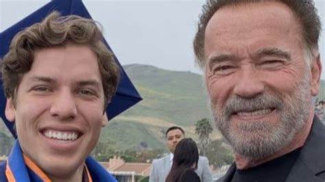 Arnold Schwarzeneggers Lookalike Love Child Son Graduates