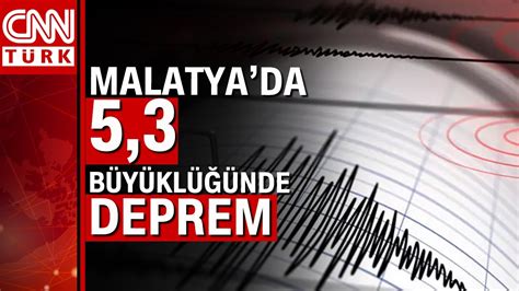 Malatya Da Korkutan Deprem B Y Kl Nde Deprem Meydana Geldi Youtube