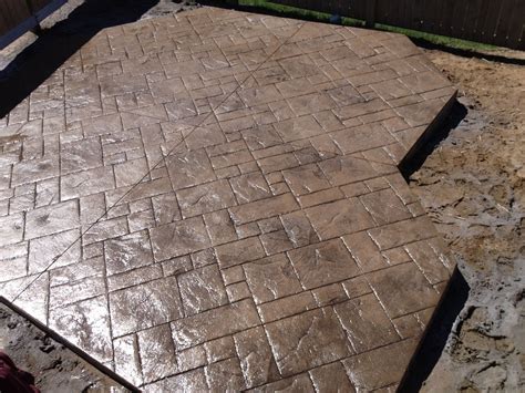 Stamped Concrete Pads