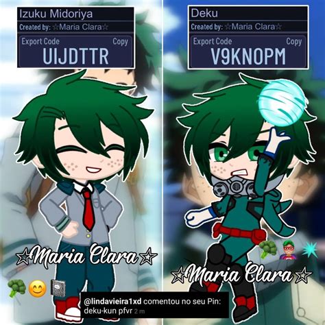 Izuku Midoriya And Deku Gacha Club Ideias Para Personagens Izuku