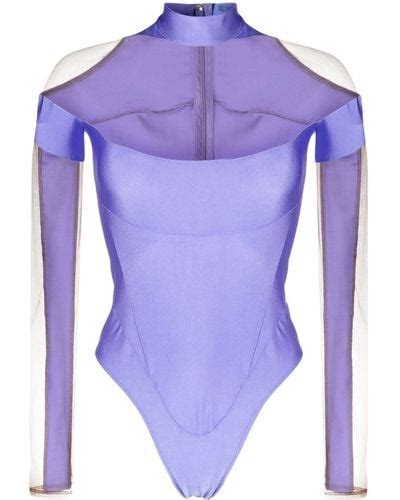 Purple Mugler Clothing For Women Lyst