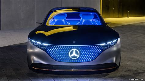 2019 Mercedes Benz Vision EQS Concept Front Caricos