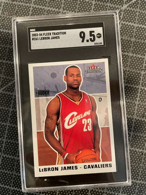 Lebron James Rookie Card Fleer