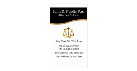 Attorney Business Cards | Zazzle