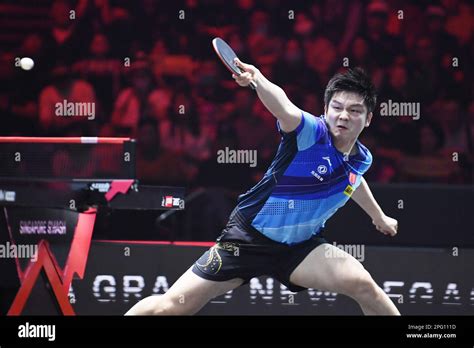 Singapore Singapore 19th Mar 2023 Fan Zhendong Chn Table Tennis Wtt Singapore Smash 2023