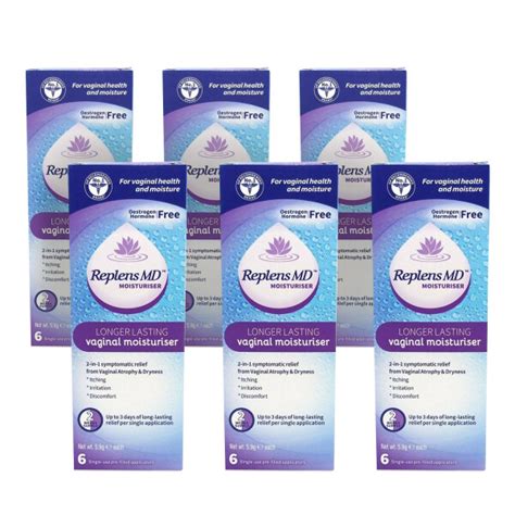 Buy Replens Md Vaginal Moisturiser 6 Pack Chemist Direct