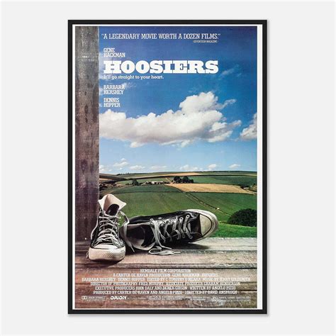 Hoosiers Movie Poster, Hoosiers (1986) Classic Movie Poster - Citiesbox