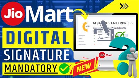 How To Update Digital Signature On JioMart JioMart Digital Signature