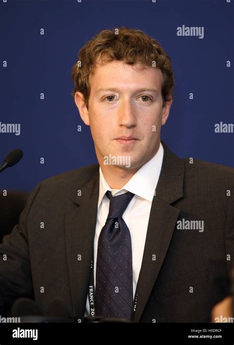 Mark Zuckerberg Ceo Co Founder Of Facebook May International