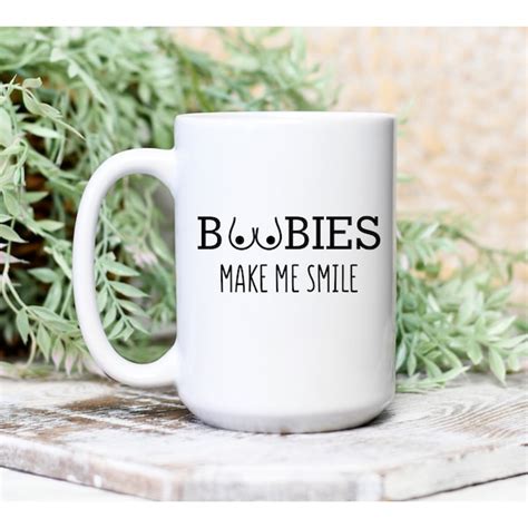 Funny Boob Mug Art Etsy