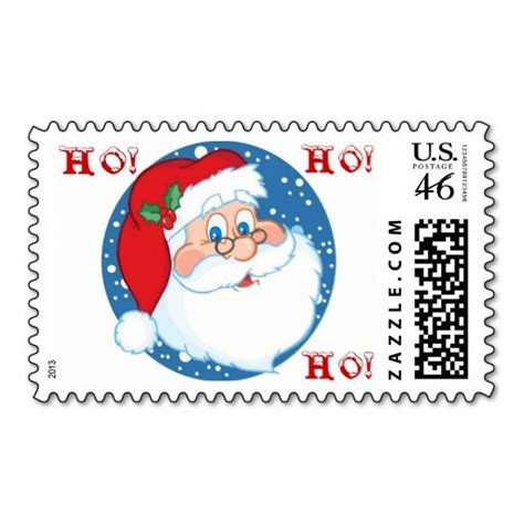 Santa Claus Christmas Postage Stamps | Zazzle | Christmas books ...